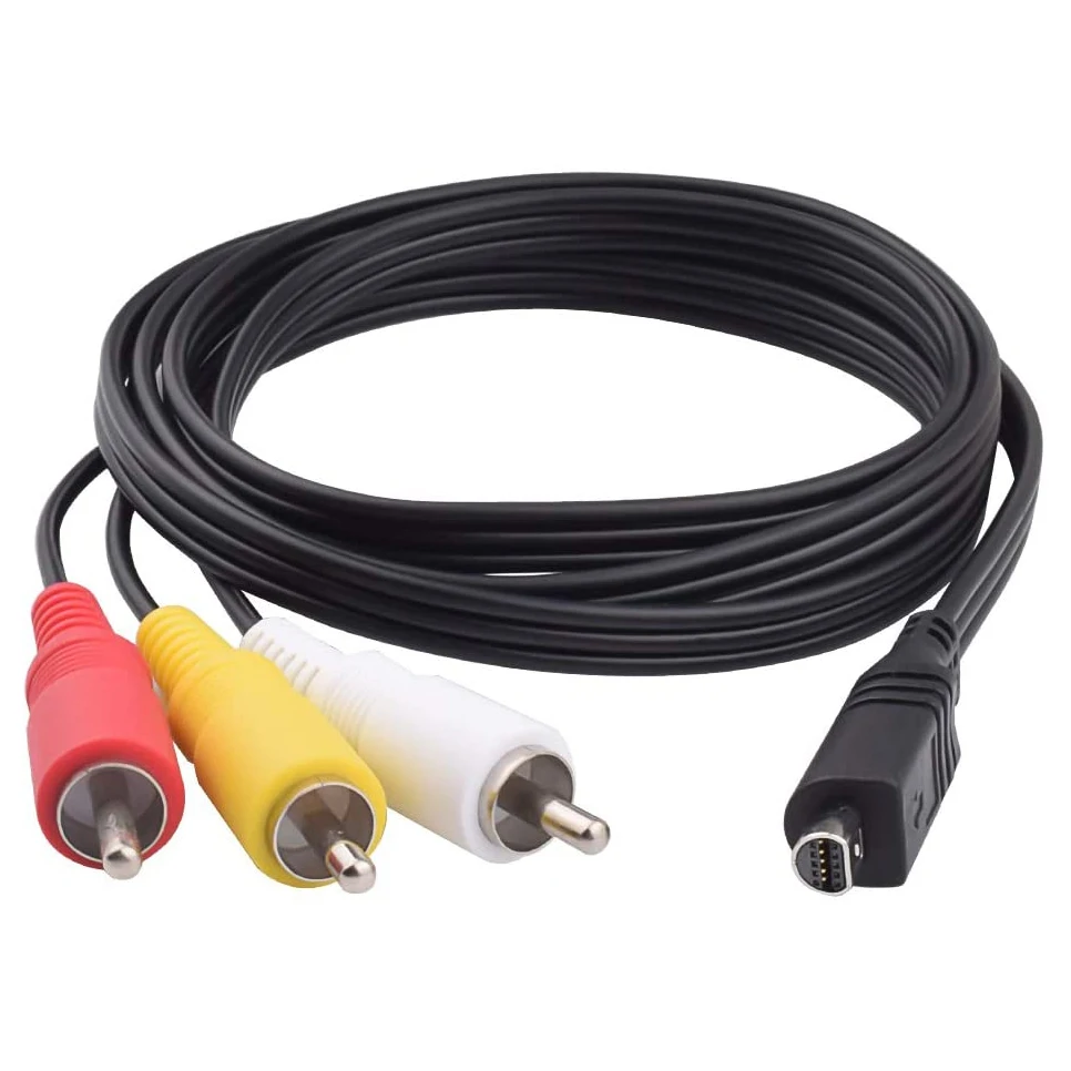 W celu uzyskania VMC-15FS VMC-30FS 10Pin kabel audio-wideo AV TV-przewód kompatybilny z Sony Handycam aparat fotograficzny z kamerą DCR-SR90/ DP — zdjęcie produktu 4