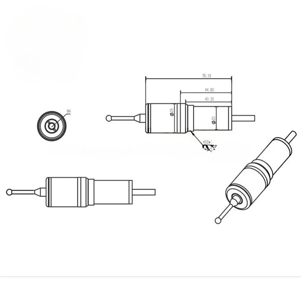 CNC contacttype T-25 kantenzoeker sonde werktuigmachine bedrade sonde detectiesensor automatische centreer waterdicht Renishaw