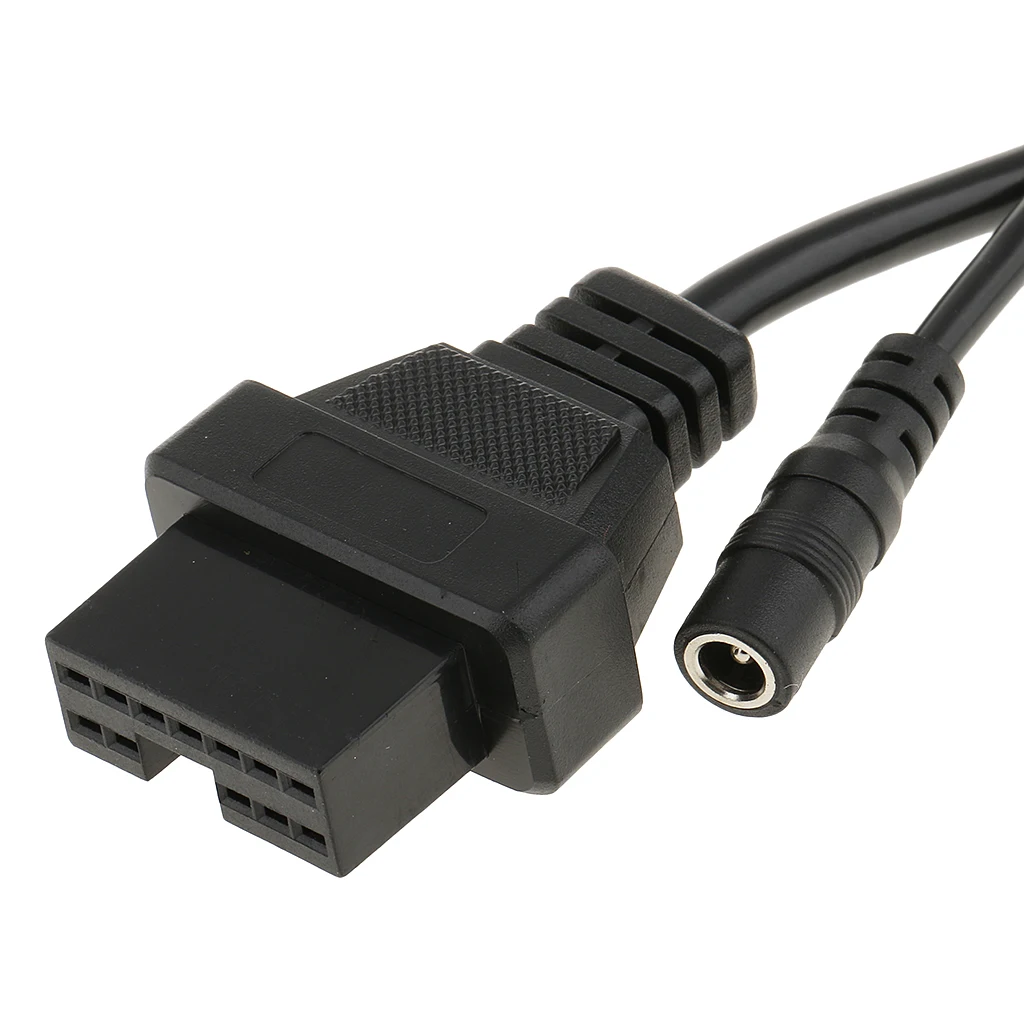 Cable convertidor adaptador de conector OBD2 OBDII de 12 pines ALDL OBD1 Pin para vehículo automóvil