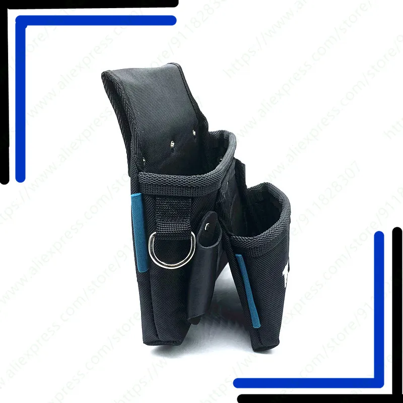 Makita 2-карманные крепления для гвоздей, инструмент, поясная сумка, держатель, универсальная ручная дрель, многофункциональная сумка для переноски на талии