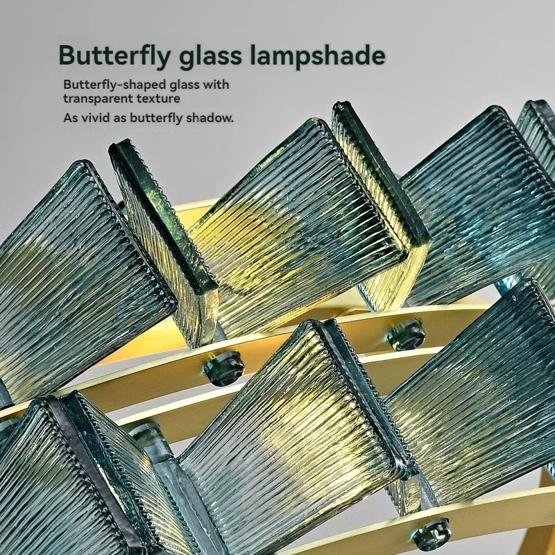 

Glass Ceiling Chandelier Italian Design Creative Dining Room Chandelier For Living Room Hotel Study Bedroom Indoor Decorative