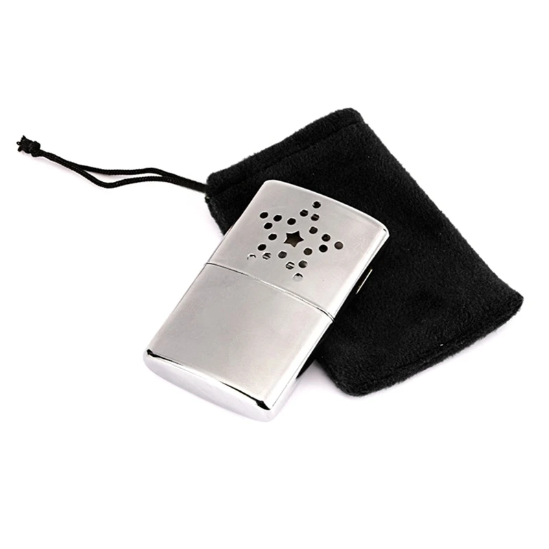 Mini Refillable Pocket Heater Mini Reusable Hand Warmer Zinc Alloy Small Warmer Burner for Camping Skiing Fishing  Drop Shipping