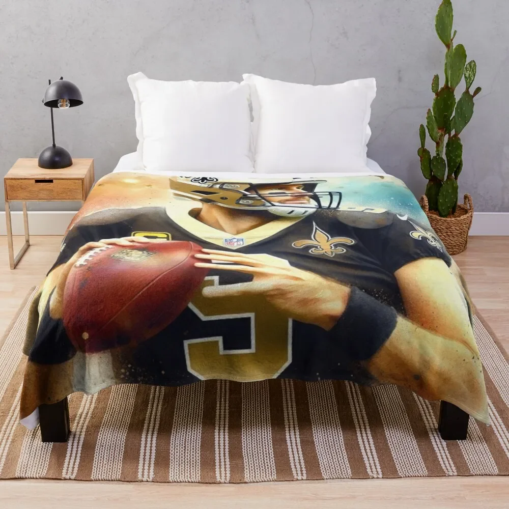 Brees Throw Blanket Single Hairy Blankets