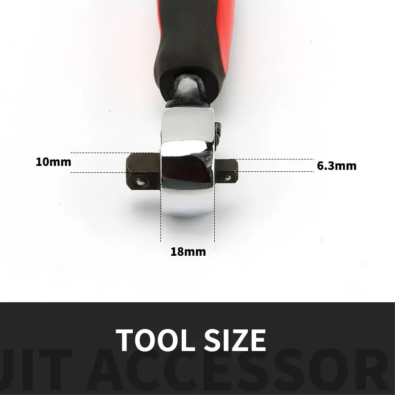 Imagem -02 - Duplo Cabeça Rápido Ratchet Wrench Double-ended Mini Chave Soquete Bicicleta Auto Reparação Ferramentas 8