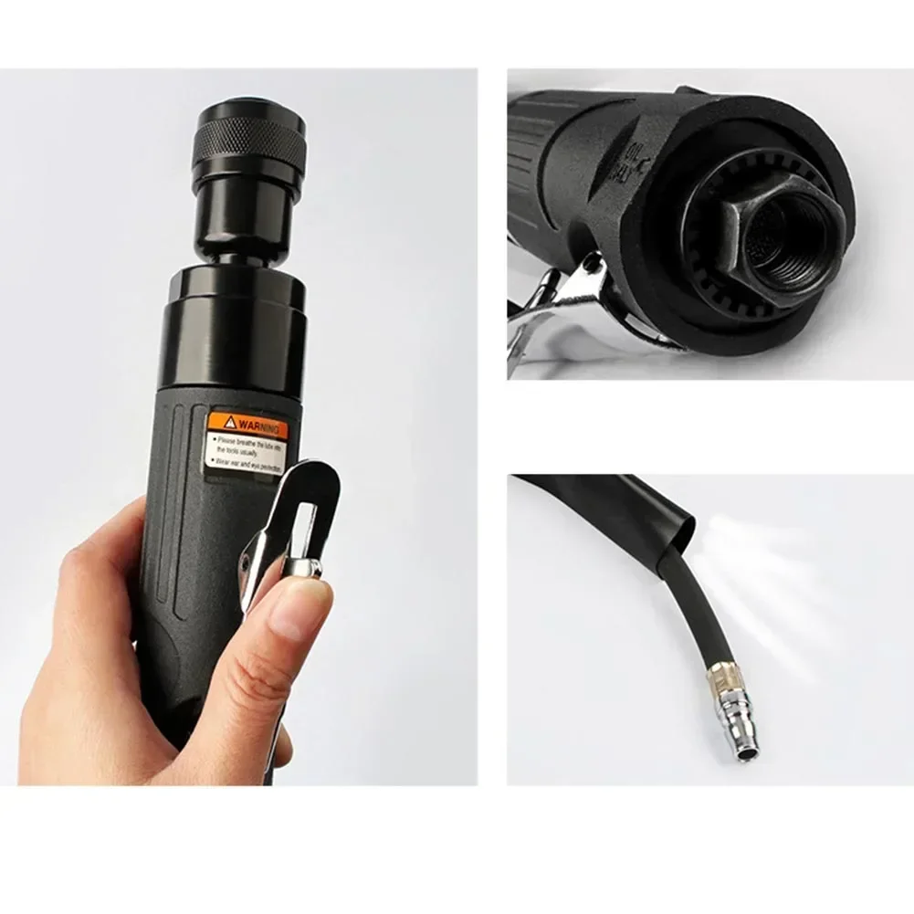 Pneumatic Tire Grinder Air Inlet Connector Automotive Black Car High Quality Low Speed Metal Polishing Machine