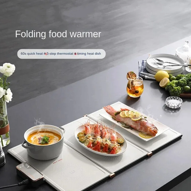 Morfy Keuken Elektrische Voedselwarmer Opvouwbare Warmhoudplaat Houden Voedsel Warm Multifunctionele Isolatieplaat Verwarmend Touchscreen 220V