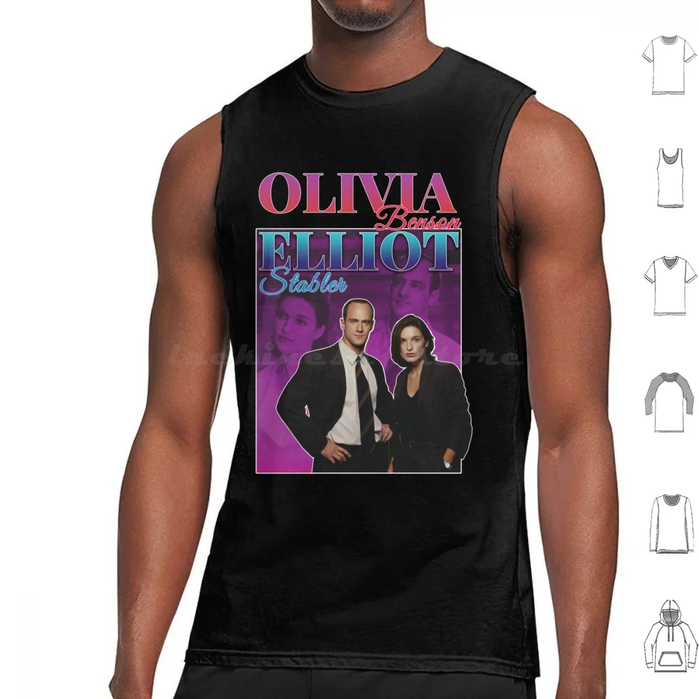 Son &amp ; Elliot Stabler 9 Tank Tops Print Cotton Olivia Benson Elliot Stabler Law And Order Svu Svu Law And Order