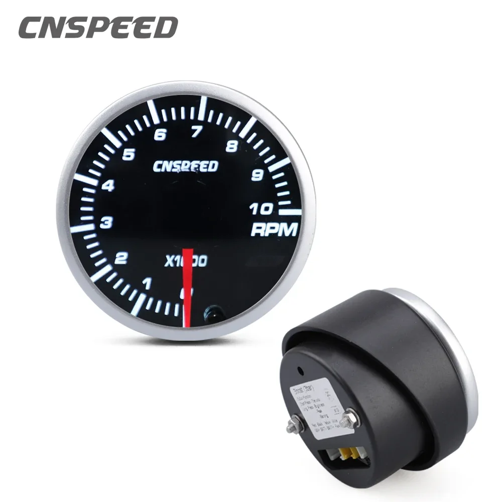 

2' 52mm Hour Meter 12v Universal 10 Color LED Racing 0~10000 Tachometer Gauge Car Auto Tachometer Meter Red Pointer With Holder