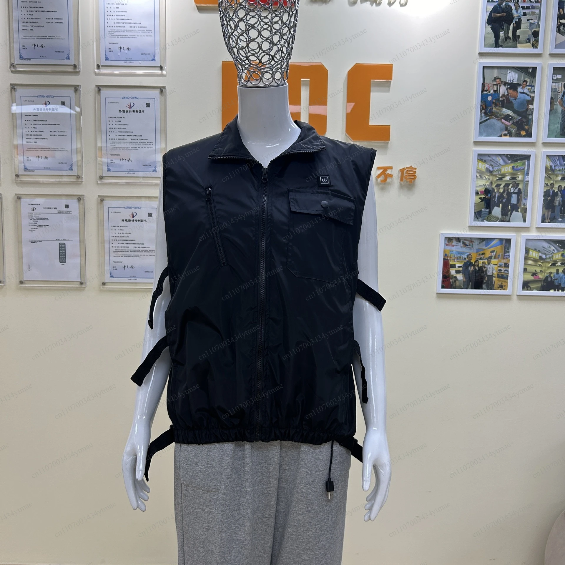 Water circulation cooling vest, summer outdoor heat-resistant air conditioning suit, high-temperature resistant cooling vest