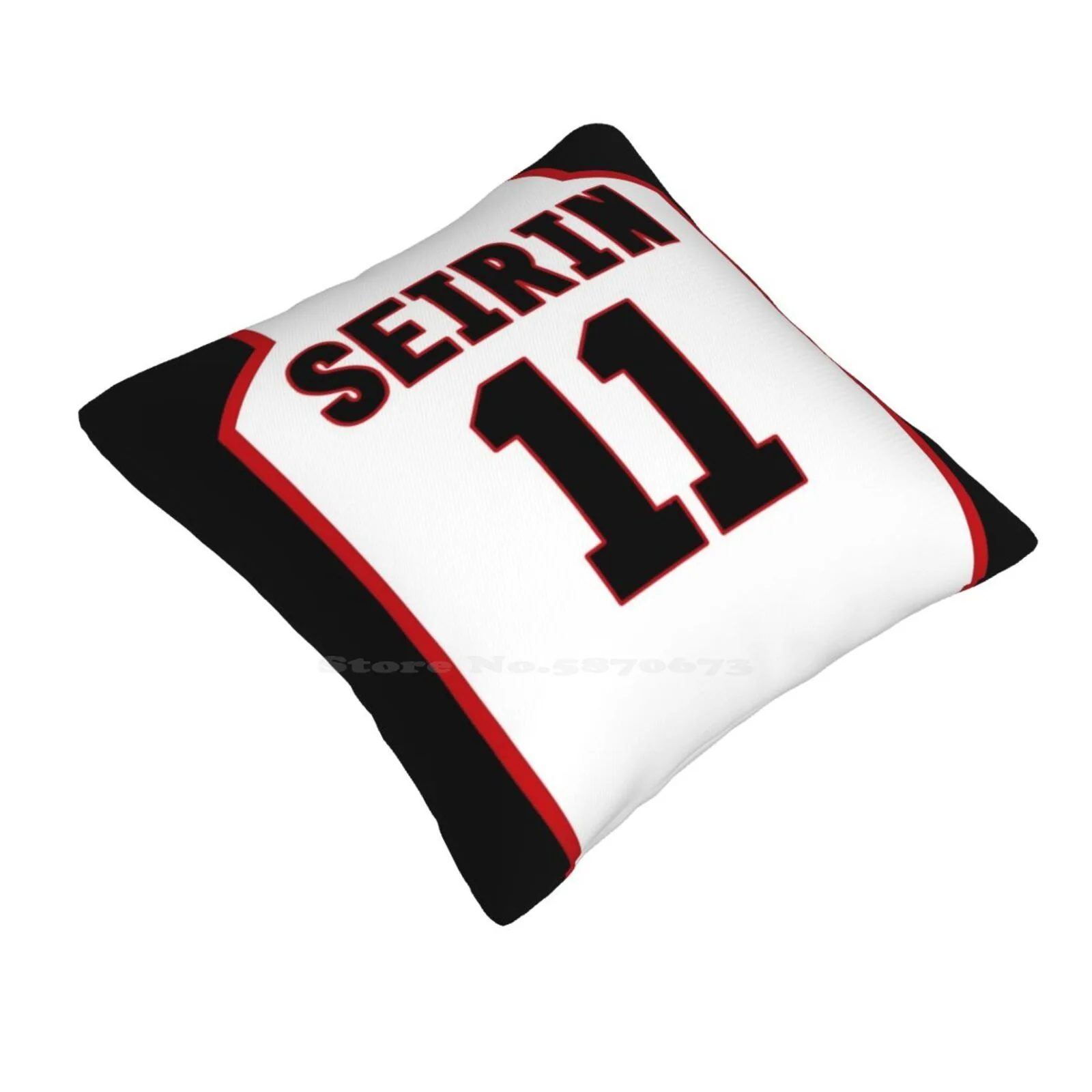 Kuroko'S Jersey Funny Cute Decor Square Pillowcase Kuroko Testuya Kuroko No Basuke Basket Ball Anime Sports