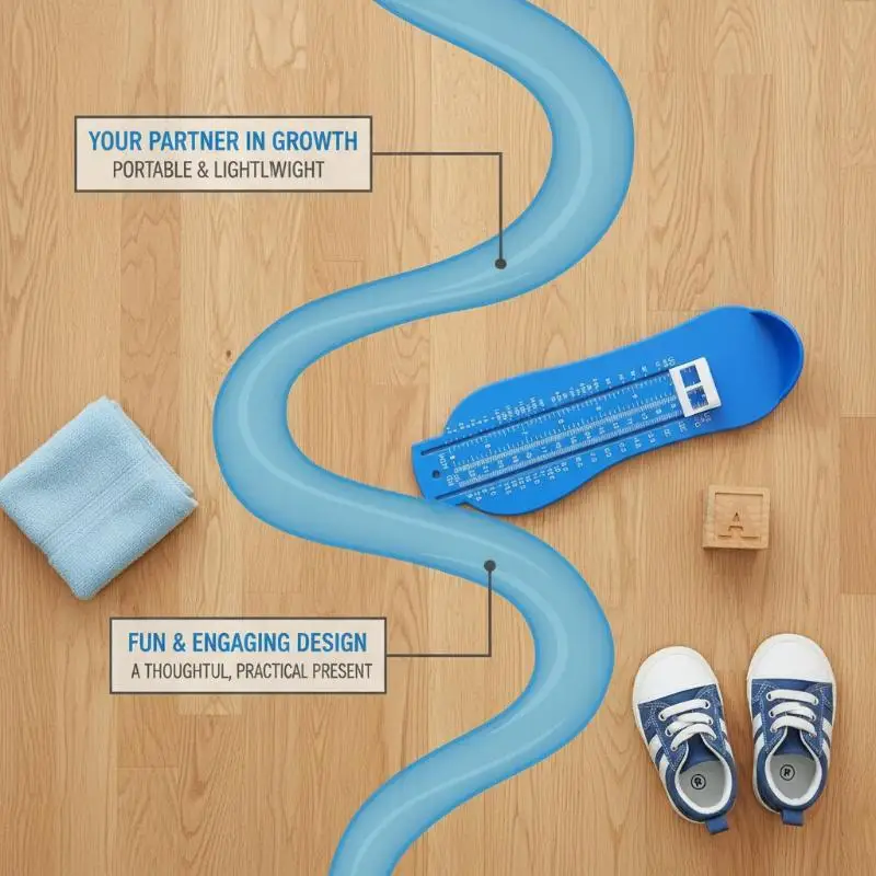 Adjustable Home EU Size Adult Shoes Size Measuring Ruler Foot Measure Gauge Device Hanging Design Foot Care