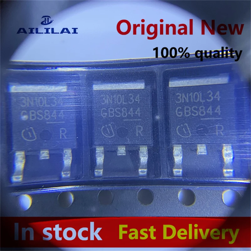 5pcs/lot New original 3N10L34 IPD30N10SCL-34 In Stock TO-252 100V 30A