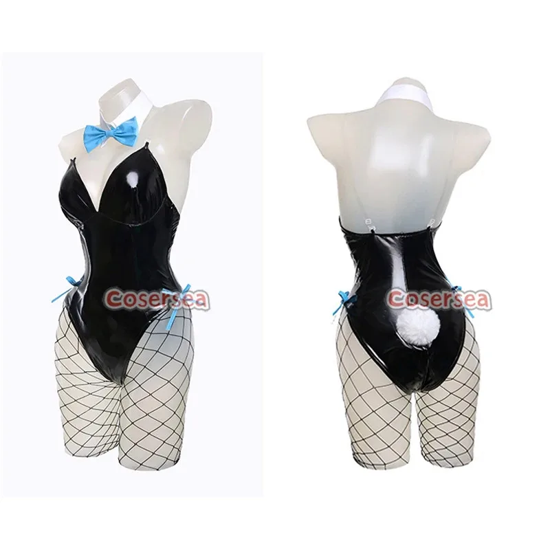Cosersea Kakudate Karin Bunny Косплей Костюм Синий Архив Асуна Ichinose Murokasa Akane Neru Mikamo Комбинезон Экипировка Полный комплект