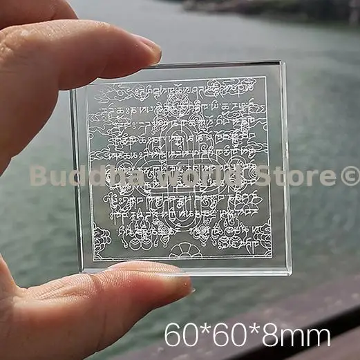 10P Wholesale Buddhist supplies Buddhist lama master Crystal Dzogchen mandala Release Curse release captive prayer for blessing