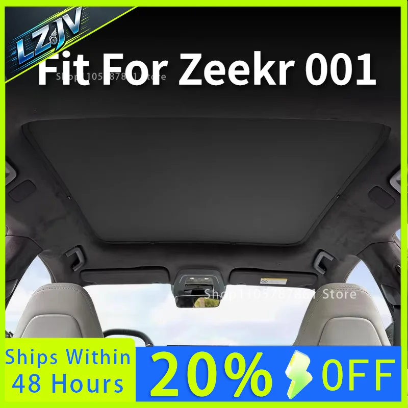 LZJV For ZEEKR 001 007GT 2026 Sunshade Roof Sun Visor Skylight Sunshade Curtain UV Protection Car Accessories