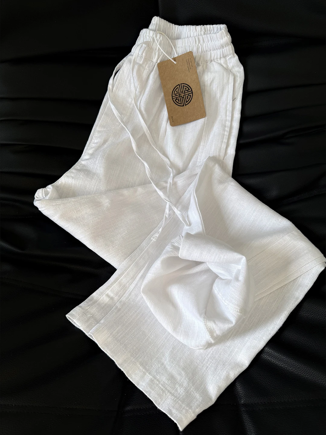 White Casual Linen Pants Men Women Summer Thin Cotton Linen Long Trousers Cleanfit Old Money Style Cotton Linen Pants