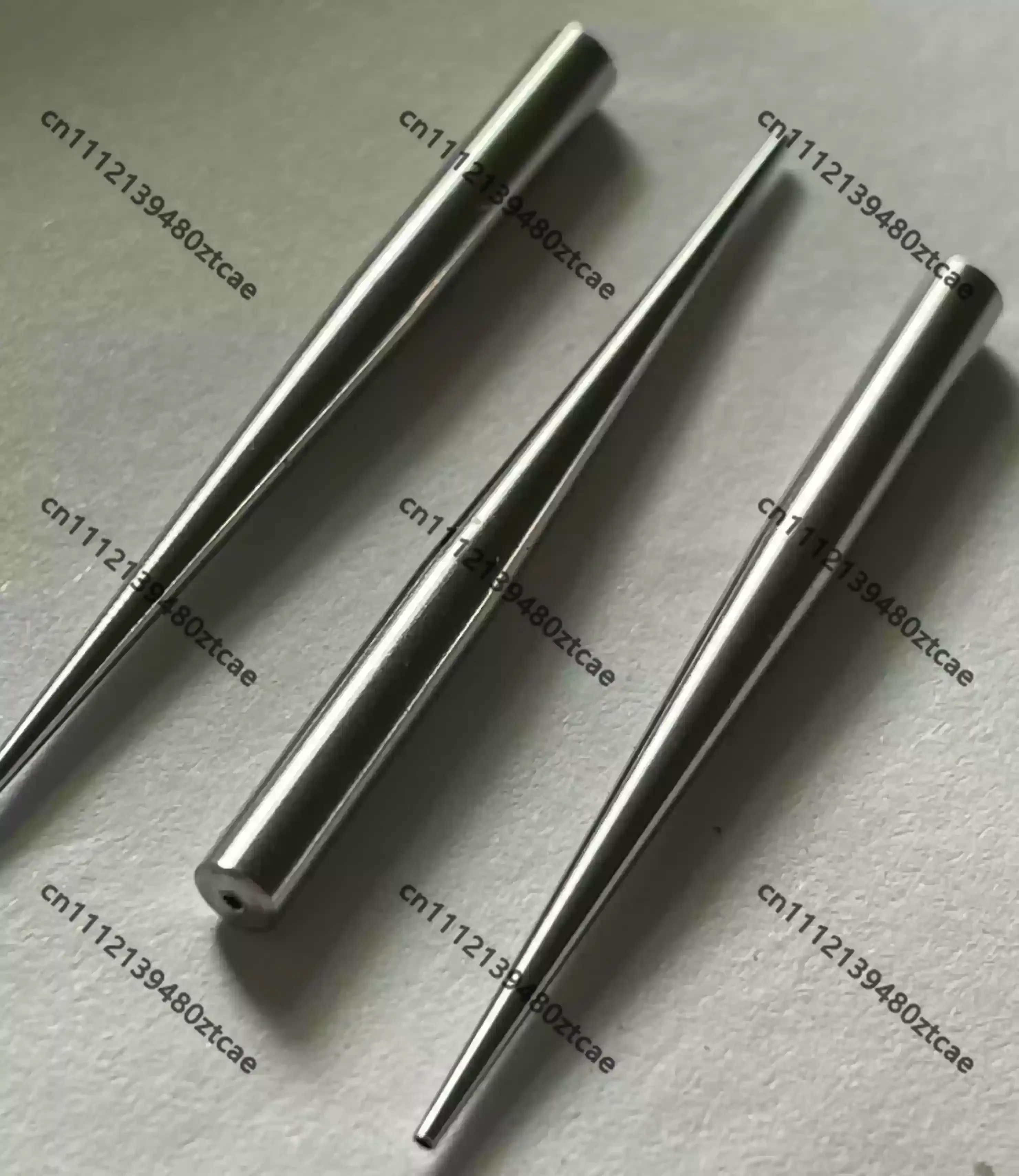 Precision Aluminum Tray Air Blow Needle OD3.0 ID0.5 Tip Dia0.7 Total Length 38 for Vibration Plate