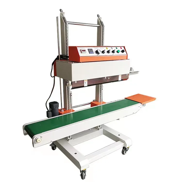 Automatic Continuous Vertical Code Coding Printing Selladora Bag Packaging Sealing Machine With Inkjet Date Coding