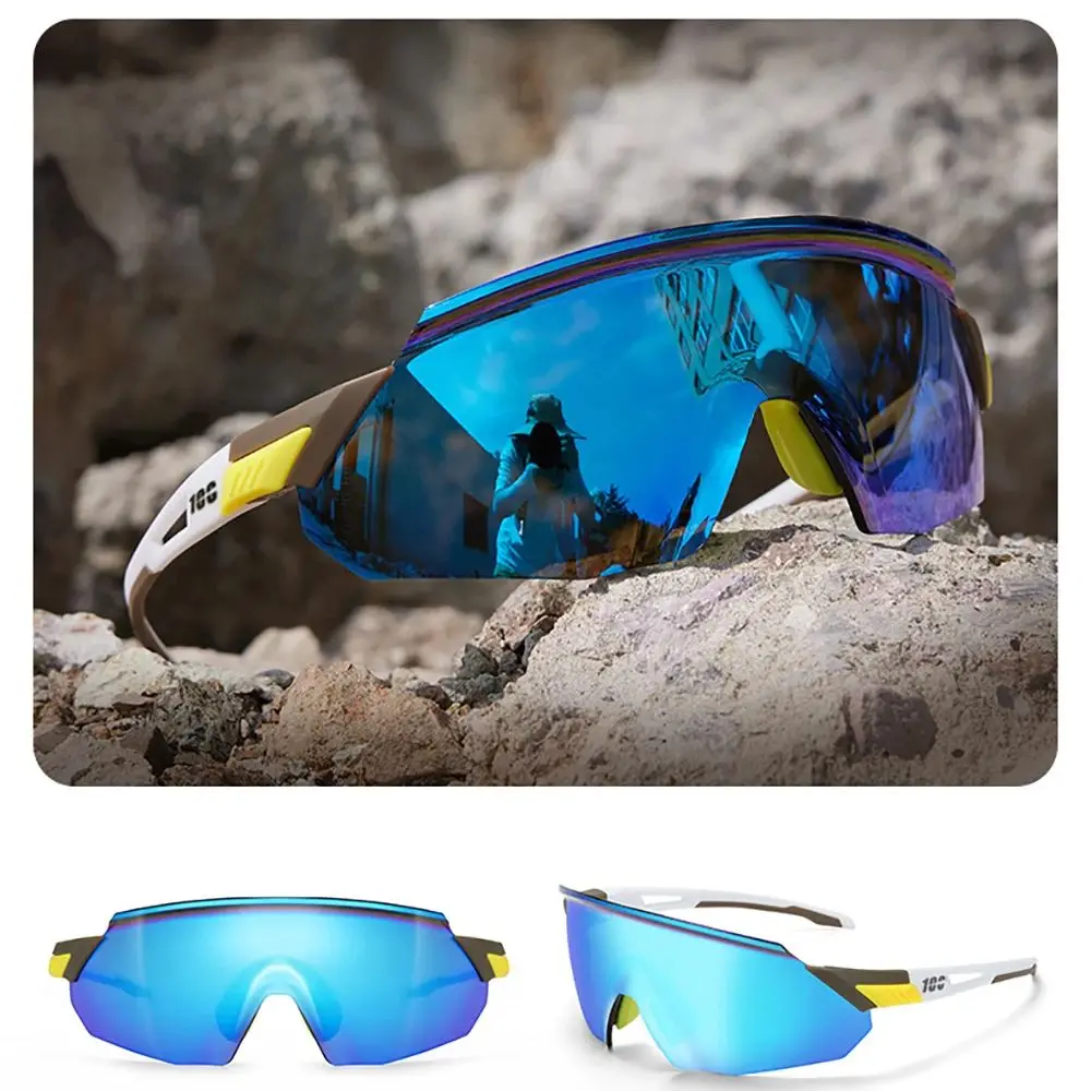 

100 New Outdoor Cycling Sunglasses Men MTB Bike Colorful Glasses Fashion Women Sport Bicycle UV400 Windproof Goggles