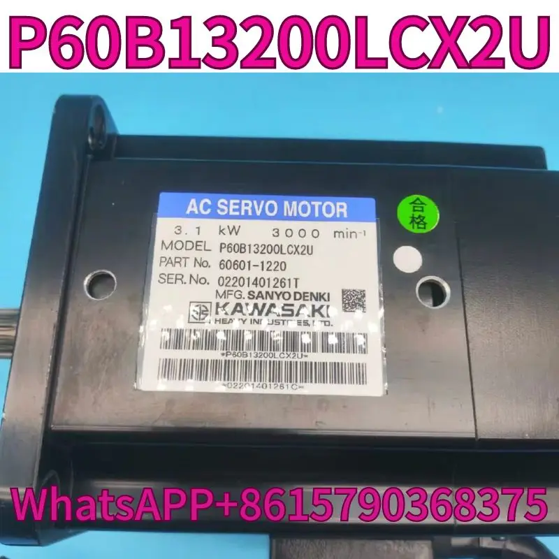 Used robot servo motor P60B13200LCX2U 3.1KW