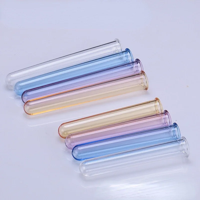 10pcs/12cm 15cm Acrylic PC Test Tube for Cocktail Bartender Flower Concrete Cement Pot Test Tubes Pot Silicone Moulds