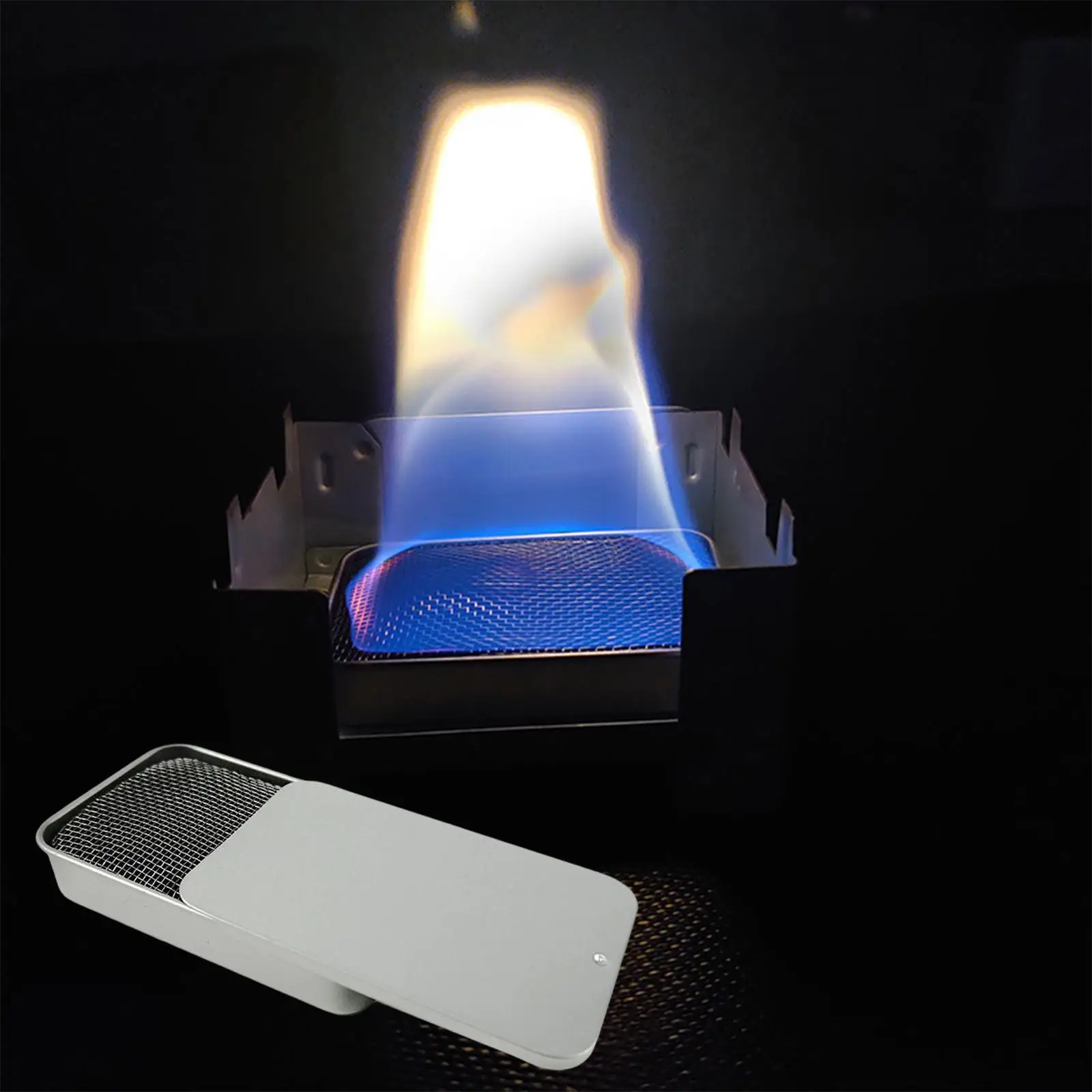 

Mini Alcohol Camping Stoves Pocket Storage Picnic Tool Lightweight Burning