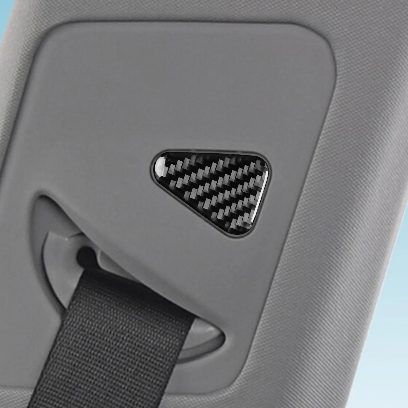 Shoulder Anchor Point Fastener Button Panel Decorative Carbon Fiber For Tesla Model 3 2023-up Car Interior Accessory Sticker