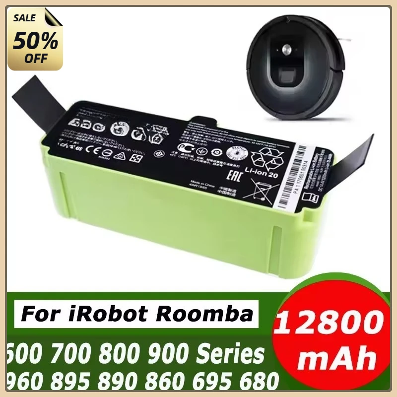 

For iRobot Roomba robotic vacuum cleaner lithium-ion battery 900 800 700 600 series 960 965 14.4V