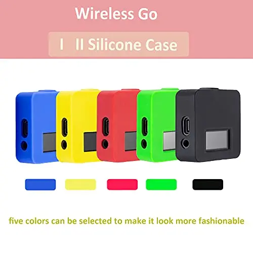 Hityeneed Silicone Protect Case Cover Compatible with RODE Wireless Go I and Wireless Go II Wireless Microphone System