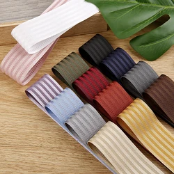 20 Yards 25MM/40MM Striped Concave Convex Double-Sided Ribbons Hair Bows DIY Crafts Handmade Accessories