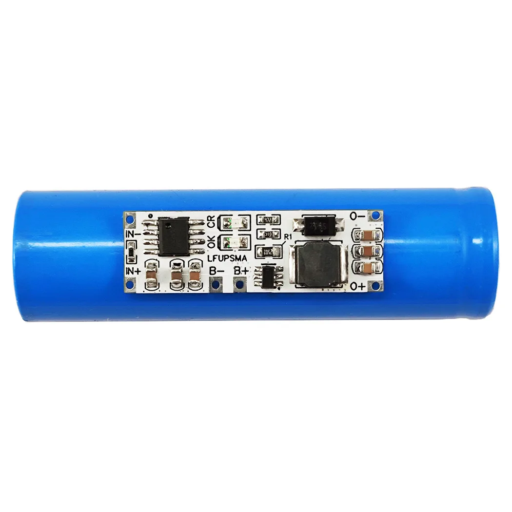 2 IN 1 DC 3.2V LiFePO4 Battery Charge & Discharge UPS Module 5V 9V 12V DC DC Boost Converter for Arduino ESP32 ESP8266 Wifi IOT