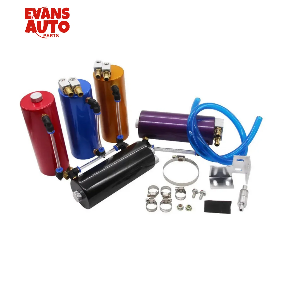 

Universal Aluminum Racing Oil Catch Can Round Can Reservoir Turbo Oil Catch Can Fuel Catch Tank