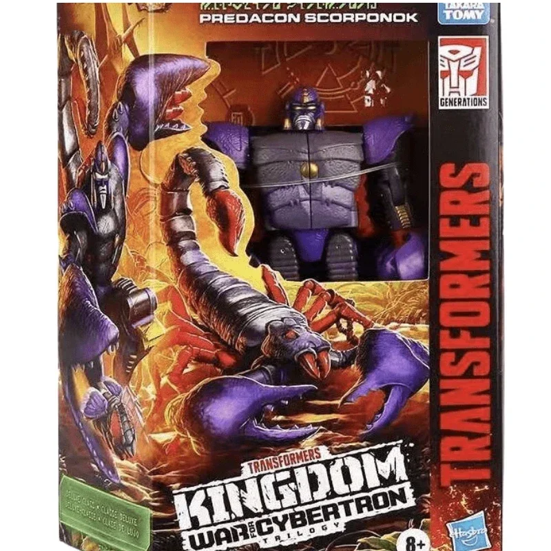 In Stock Takara Tomy Transformers G Series Kingdom WFC-K23 Giant Scorpion Warrior Collectible Figures Action Popular Gifts