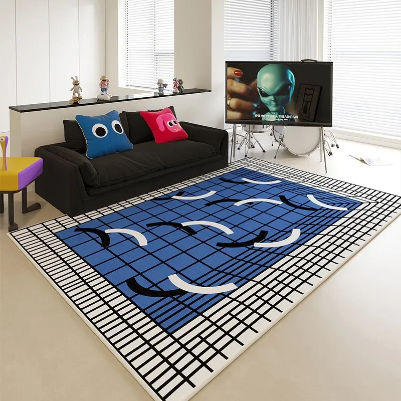 

Living Room Carpet Large Area Multiple Color Patterns Soft Bedroom Bedside Rug Personality Creative Coffee Table Mat Alfombra 인주