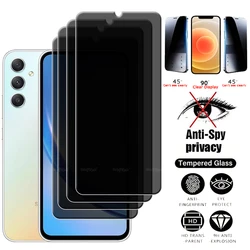 4Pcs For Samsung A34 Glass Samsung Galaxy A34 Tempered Glass 9H HD Privacy Anti-Spy Cover Glue Screen Protector Samsung A34 A 34