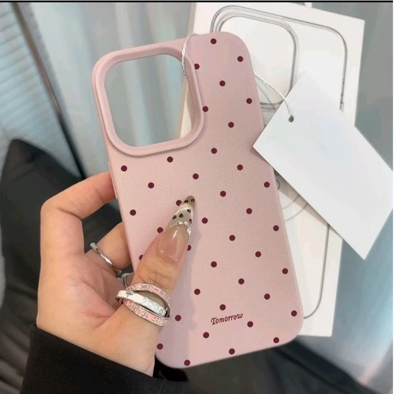 모토로라 모토 엣지 50 네오 프로 50 60 퓨전 스타일러스 G84 G05 G15 G34 G75 G85 G54 G35 플레이 2025용 패션 물방울 무늬 케이스 PU 커버