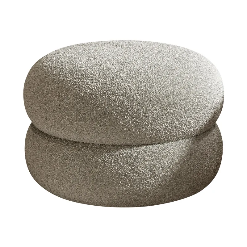 

Маленький табурет для гостиной, скамейка из овечьей шерсти, бытовой круглый Интернет, детский диван со знаменитостями, низкий простой