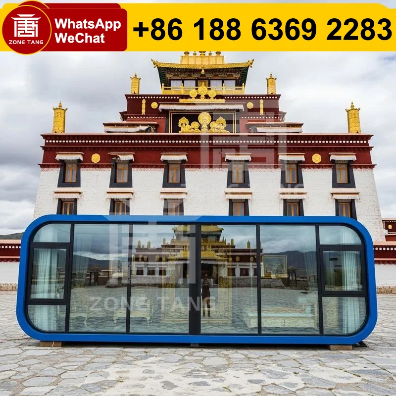 Prefabricated Houses Luxury Steel Frame House Economic Container House Space Capsule House New Double Wide Mobile Homes For Sale