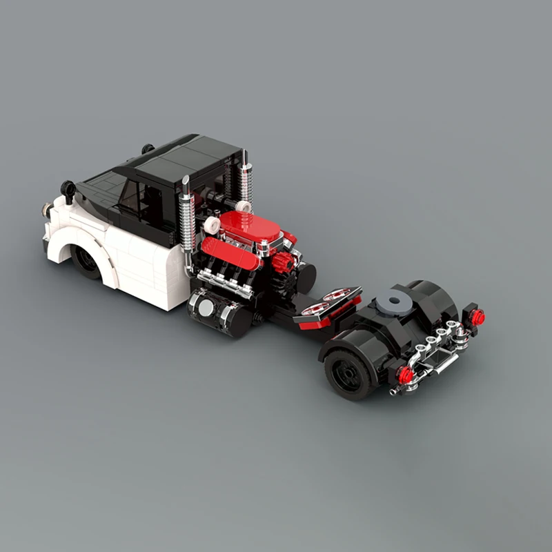 Speed Racing Car Model MOC Building Bricks High-Speed Modified Vehicle Modular Technology Holiday Gifts Assemble Toys Ideal Gift