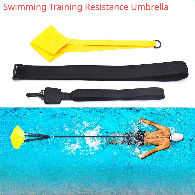 Adjustable Swimming Resistance Training Water Bag Strength Exerciser Drag Parachute Swimming Pool Accessories Piscina