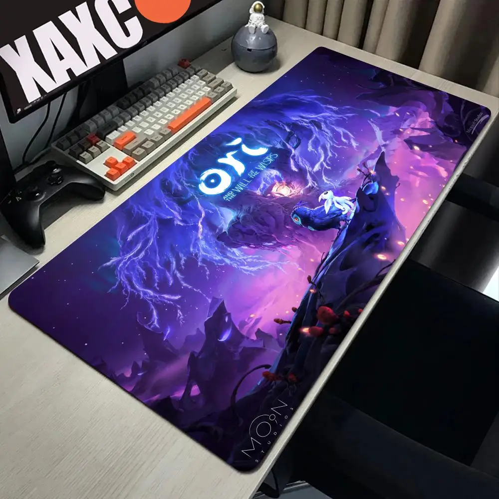 

Ori And The Blind Forest Large Gaming Desk Mat Mouse Pad HD Print Computer Locking Edge XXL Anime Mouse Mats Kawaii Mousepad