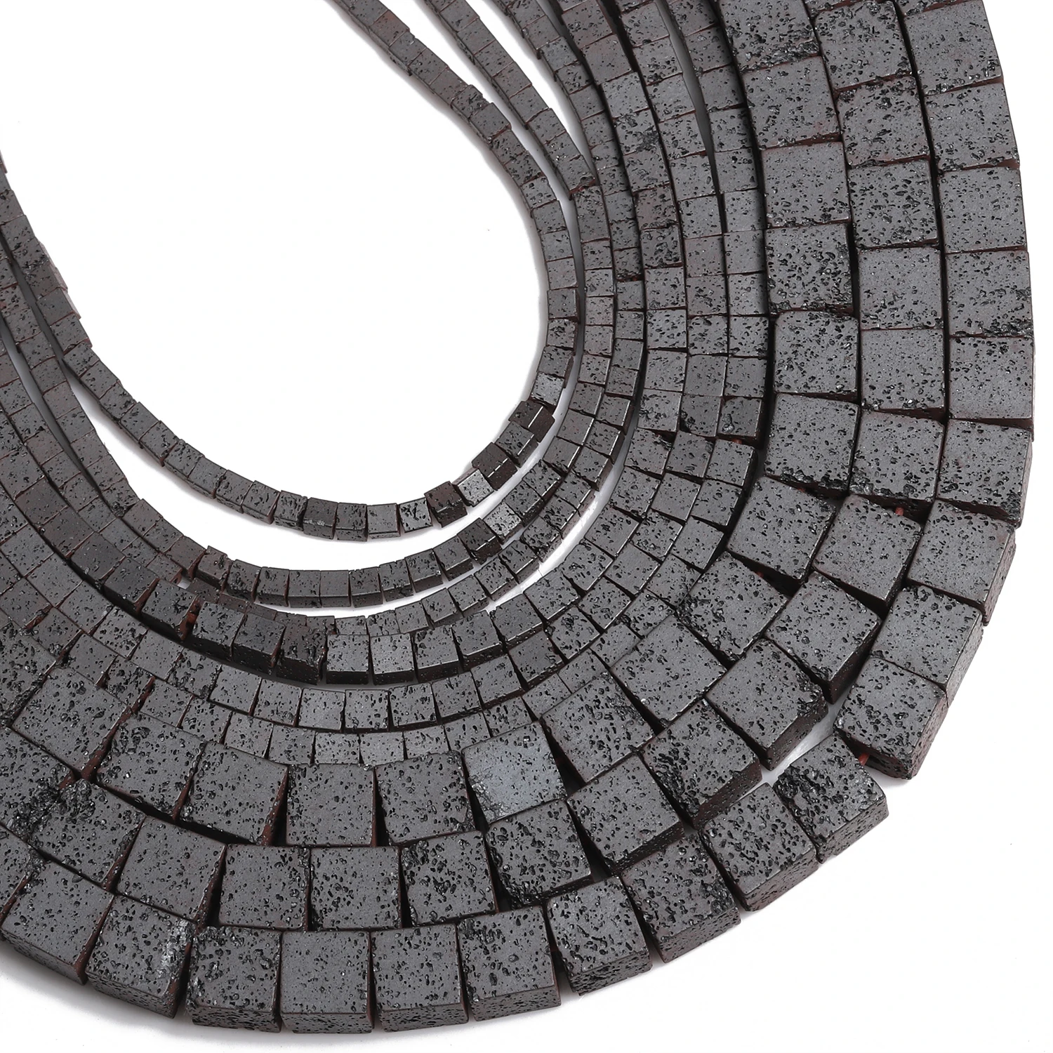Wholesale AAA Black Lava Stone Beads Natural Stone Beads Loose Spacer Beads for Jewelry Making DIY Bracelet Necklace Accessories