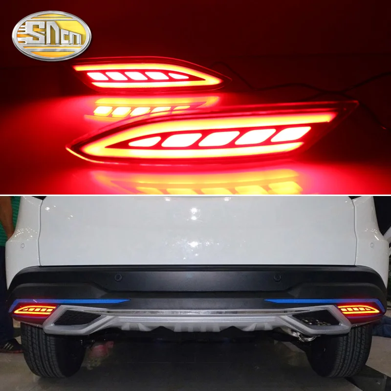 

2PCS For Honda HRV HR-V 2015 - 2020 3-in-1 Functions 12V LED Bumper Light Rear Fog Lamp Brake Light Turn Signal Reflector