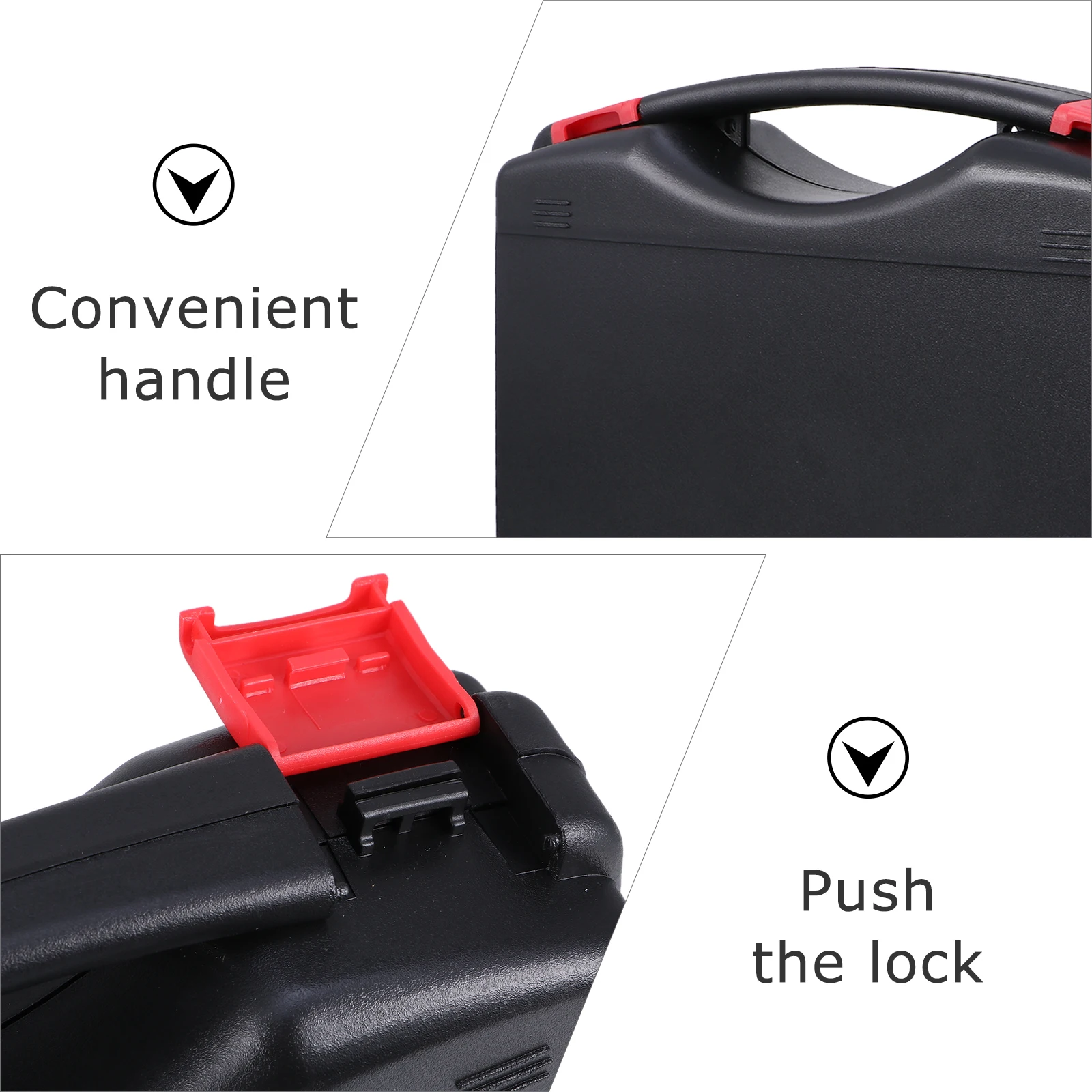 

Portable Tool Box Large Capacity PP Material Durable Plastic Toolbox Storage Case H Tools ganizer Tote Bag Container