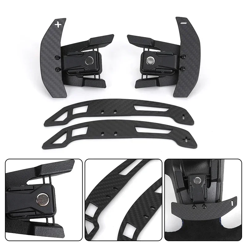 Carbon Fiber Steering Wheel Extension  Shifter Paddle for BMWs  F10 F20 F30 F31 F80 F82 F87 F90 E70 E60 E90 M2 M3 M4 M5