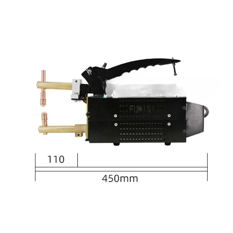 Electric Handheld Mini Sheet Metal Spot Welder Machine Repair Spot Welder Butt Welding Machine 220V Welding Thickness 2.0+2.0