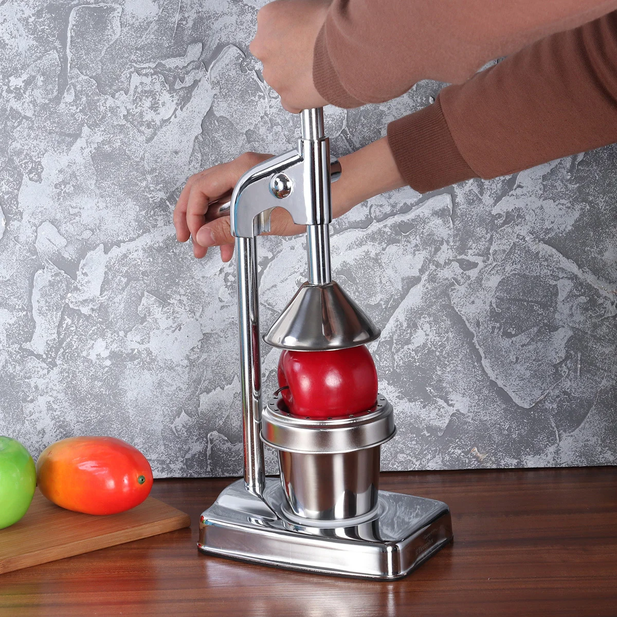 

Stainless Steel Manual Citrus Juicer Press Extractor For Orange Lemon Lime Grapefruit Fruit Squeezer Hand Operated Juice