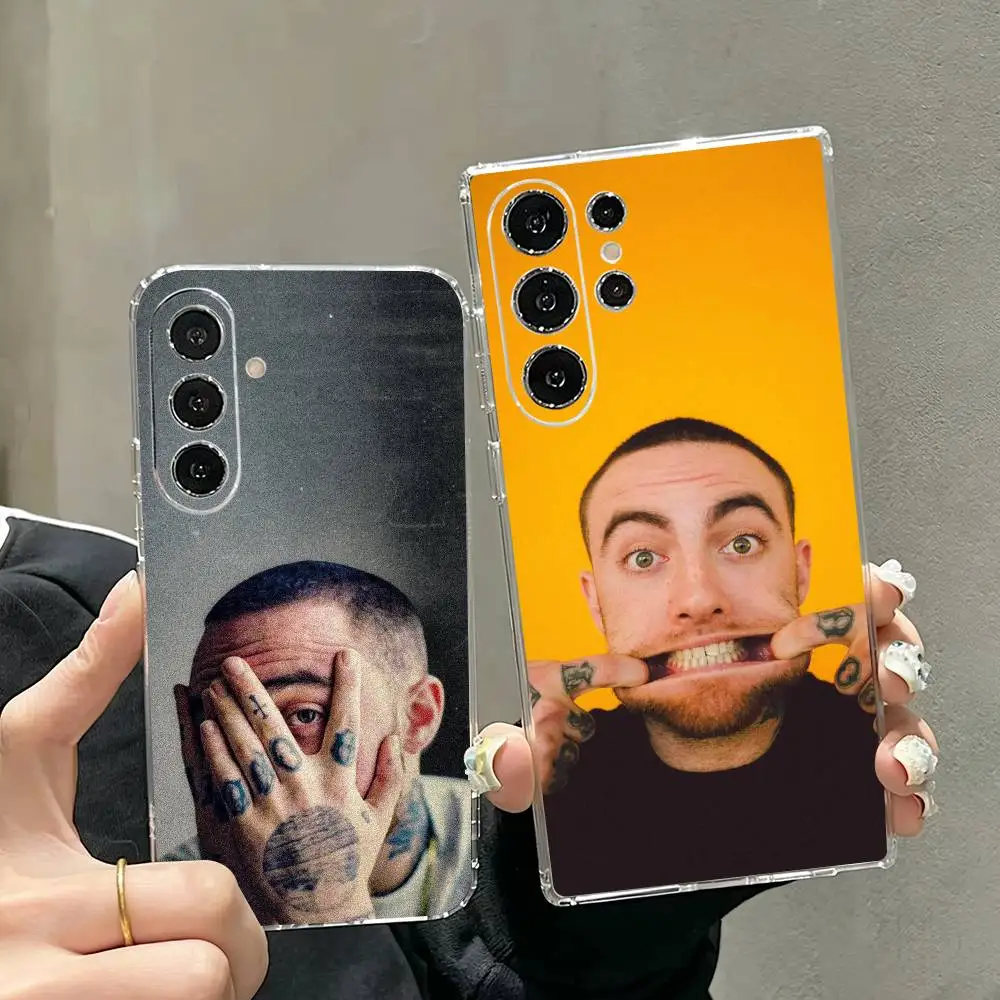 Mac Miller Rapper Honor  Phone Case For Samsung S25,S24,S21,S22,S23,S30,Ultra,S20,Plus,Fe,Note,10,9,5G Transparent