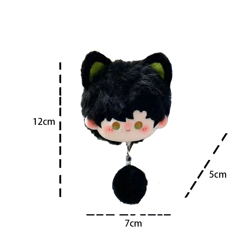 Liefde en Deepspace Big Head pluche pop sleutelhanger hangende decoratie rugzak hangende decoraties meerdere stijlen meisje cadeau