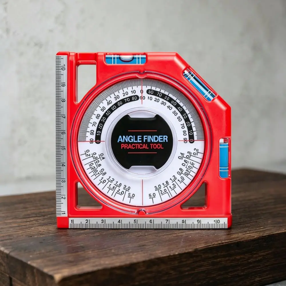 Precision Slope Leveling Gauge Magnetic Angle Protractor Tool For Tiling Flooring Pipe Installation Processes